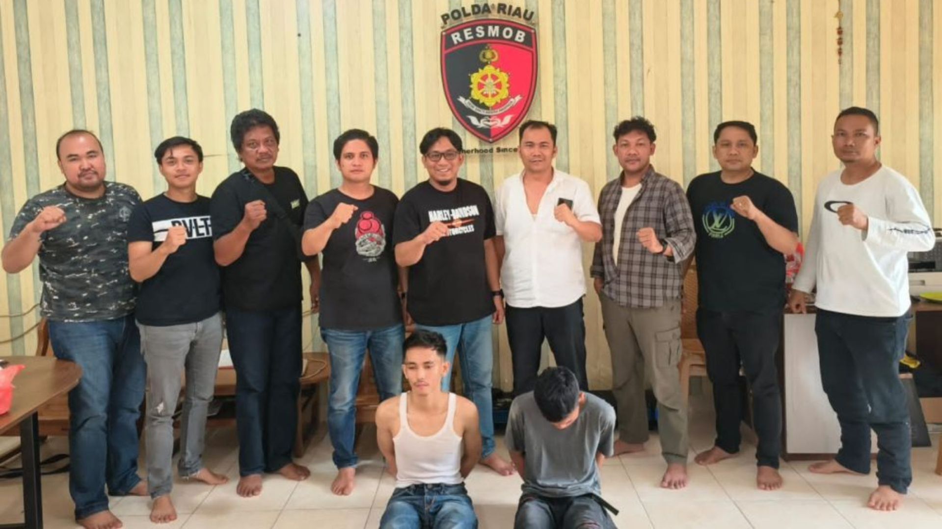 Begal Viral Di Jalan Arifin Ahmad Pekanbaru Diringkus Polisi