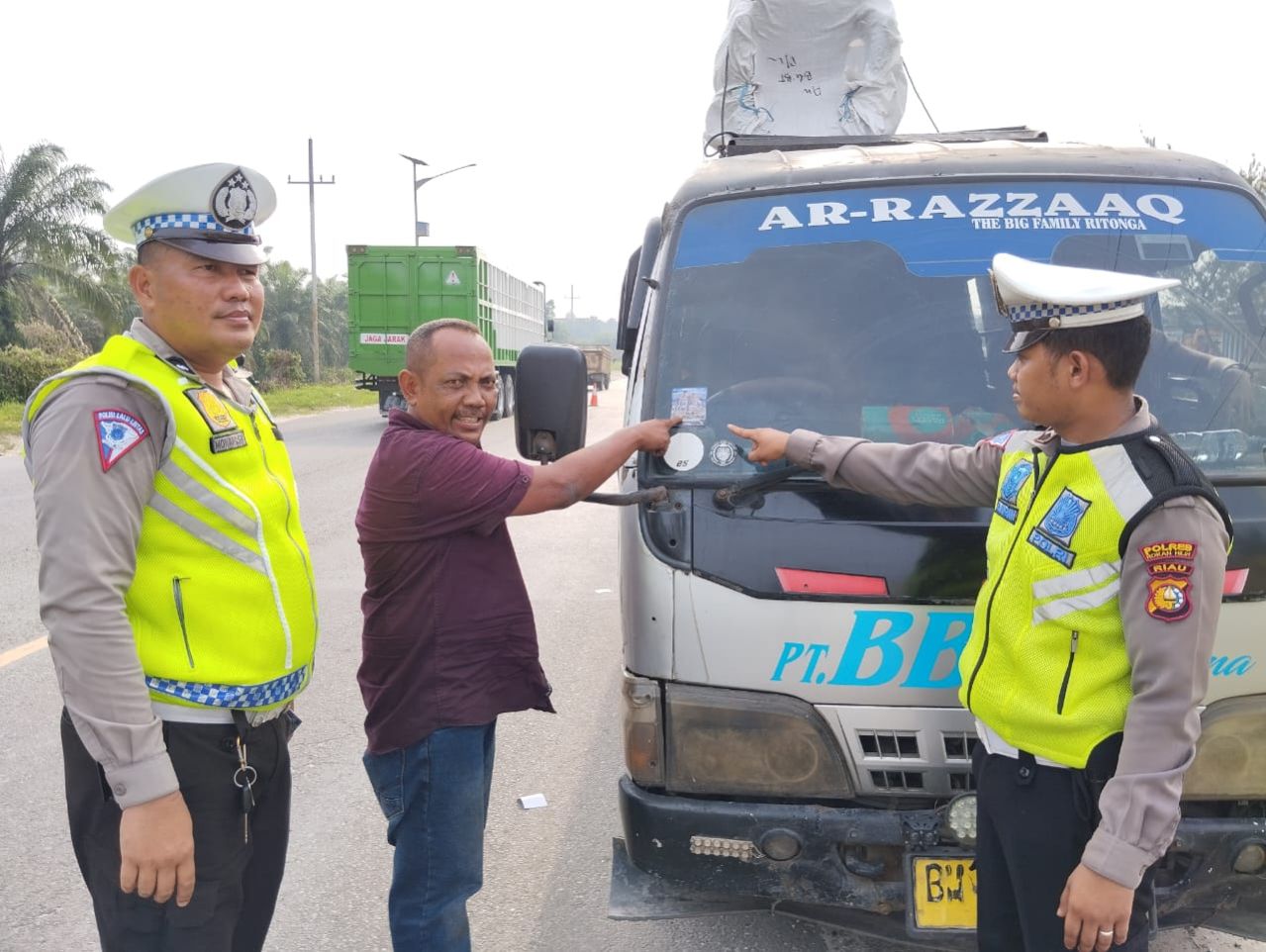 Begini Cara Polres Rohil Sosialisasi Ops Zebra Lancang Kuning ke Masyarakat