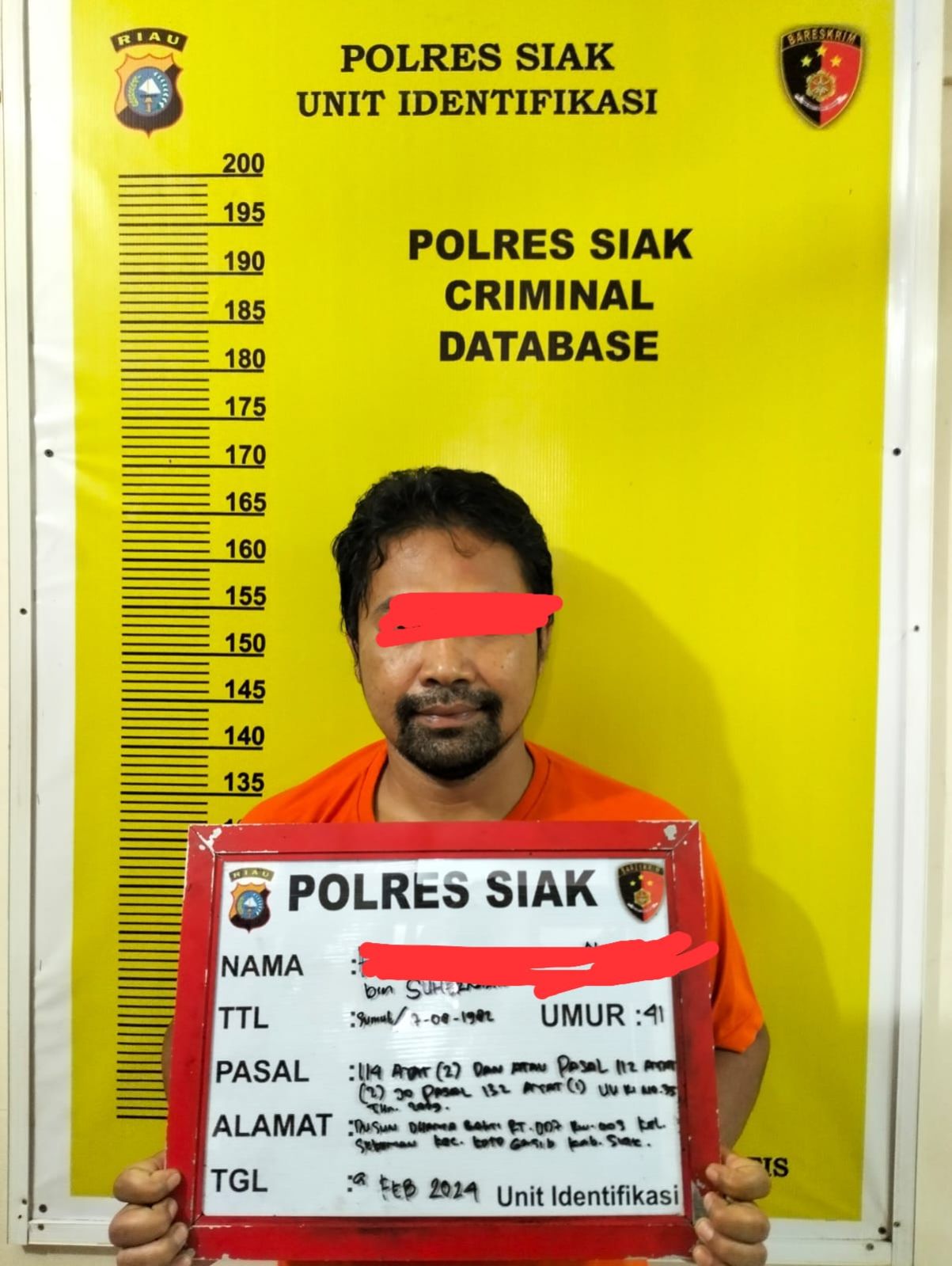 Diduga Edarkan Narkoba, Polres Siak Tangkap Tiga orang di Koto Gasib
