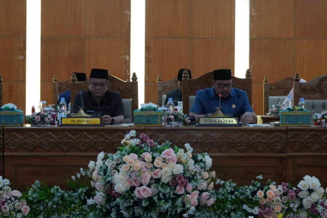 DPRD Siak Gelar Rapat Paripurna Jawaban Pemkab Siak atas Pandangan Umum Fraksi 