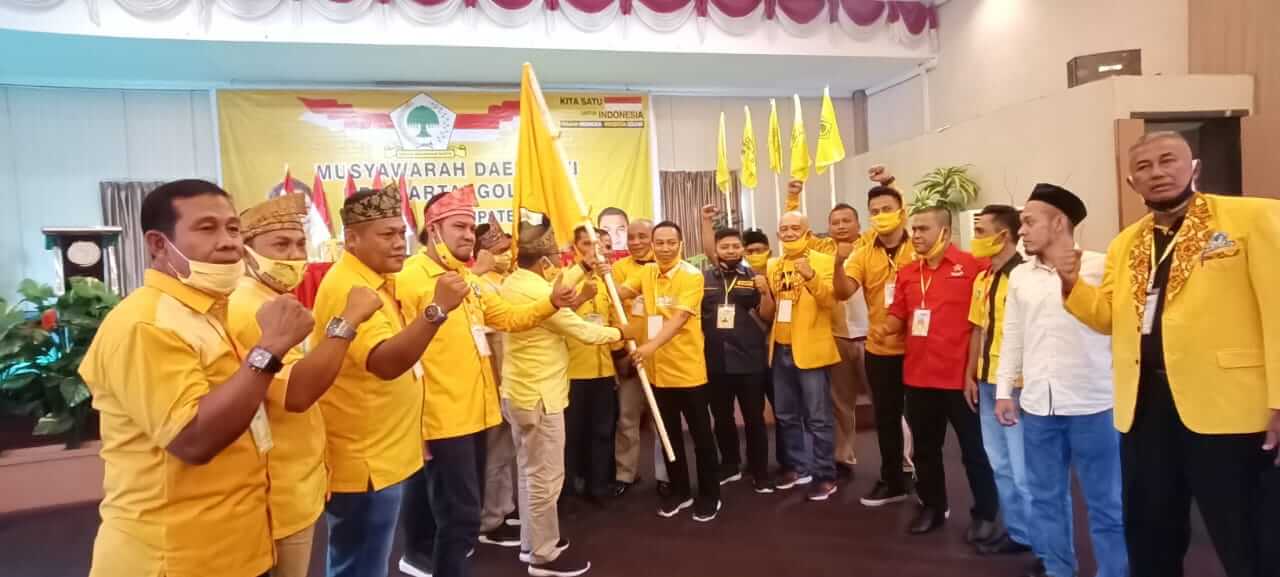 Indra Gunawan Terpilih Aklamasi, Syamsuar Buka Musda ke-6 DPD Partai Golkar Siak