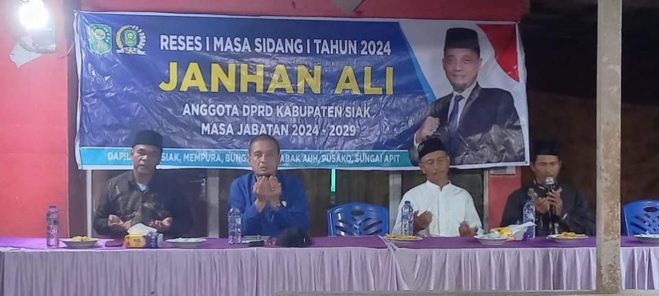 Janhan Ali Serius Tangani Banjir dan Data PKH yang Bermasalah di Sungai Apit