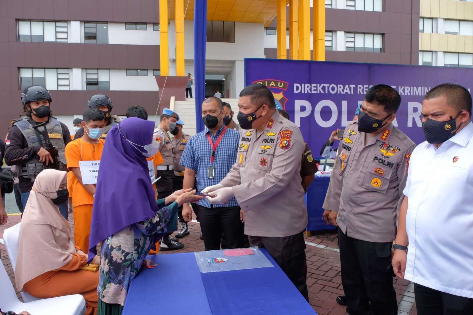 Korban Jambret Di Pekanbaru : Terimakasih Pak Polisi Polda Riau, HP Saya Sudah Ditemukan, Tolong Pelaku Dihukum yang Berat
