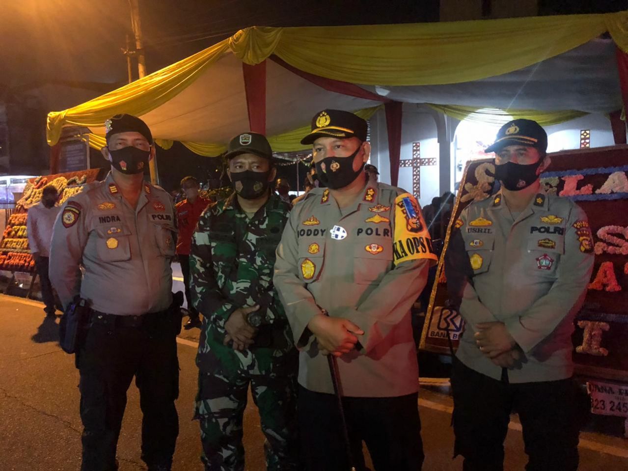 Pastikan Ibadah di Gereja Aman, Kapolres Gelar Patroli