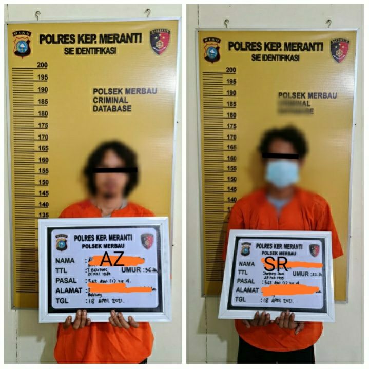 Polsek Merbau Kepulauan Meranti Berhasil Amankan Pencuri Kabel Milik PT EMP, 2 Orang Masih Buron
