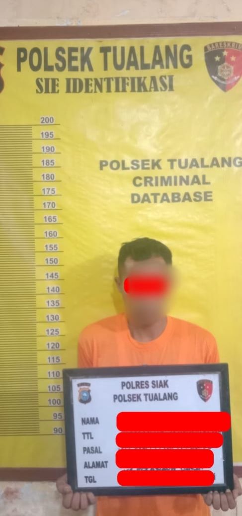 Polsek Tualang Ringkus Terduga Pelaku yang Cabuli Bocah di Bawah Umur