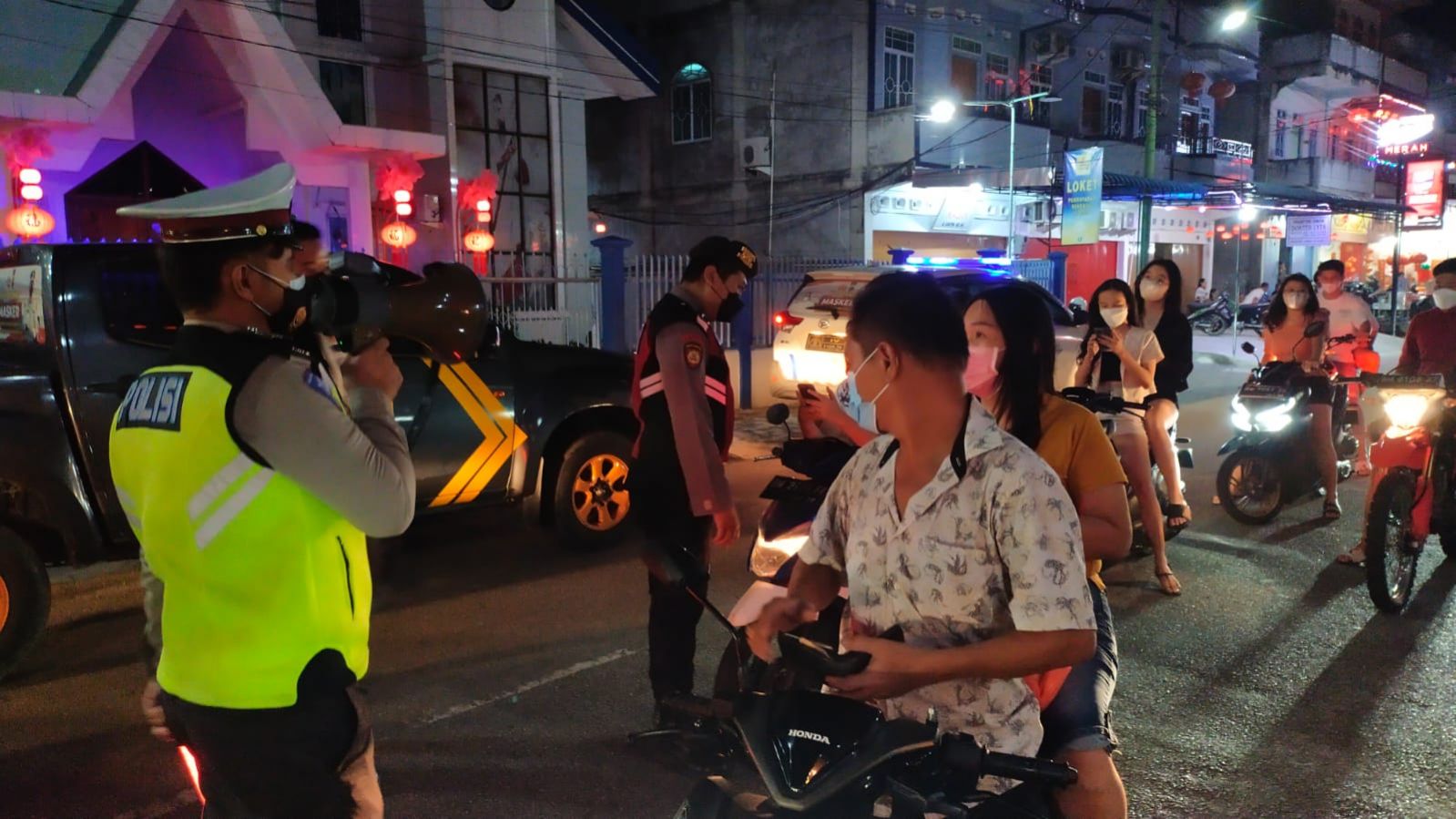 Resahkan Warga, Tim Patroli Blue Light Amankan Belasan Motor Diduga Ikut Balap Liar