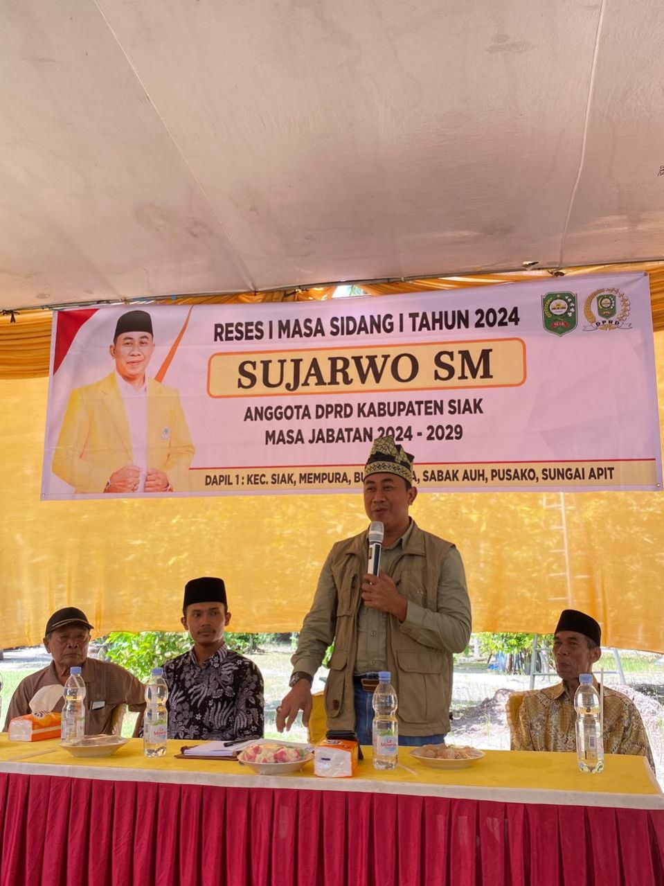 Reses Anggota DPRD Siak Sujarwo SM di Kecamatan Mempura: Menerima Masukan dan Keluhan Warga