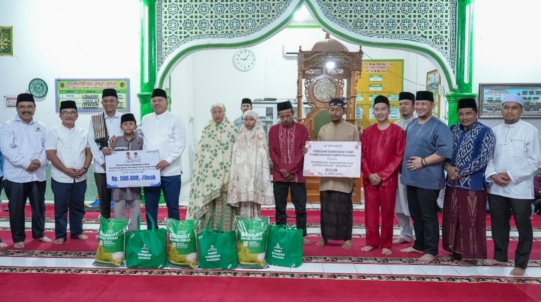 Safari Ramadan di Dusun Pusaka, Alfedri Ajak Masyarakat Berzakat