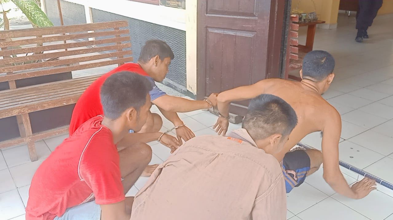 Satu Kali Dua Puluh Empat Jam, Kawanan Pencuri Sarang Burung Walet Dibekuk Polsek Gasib
