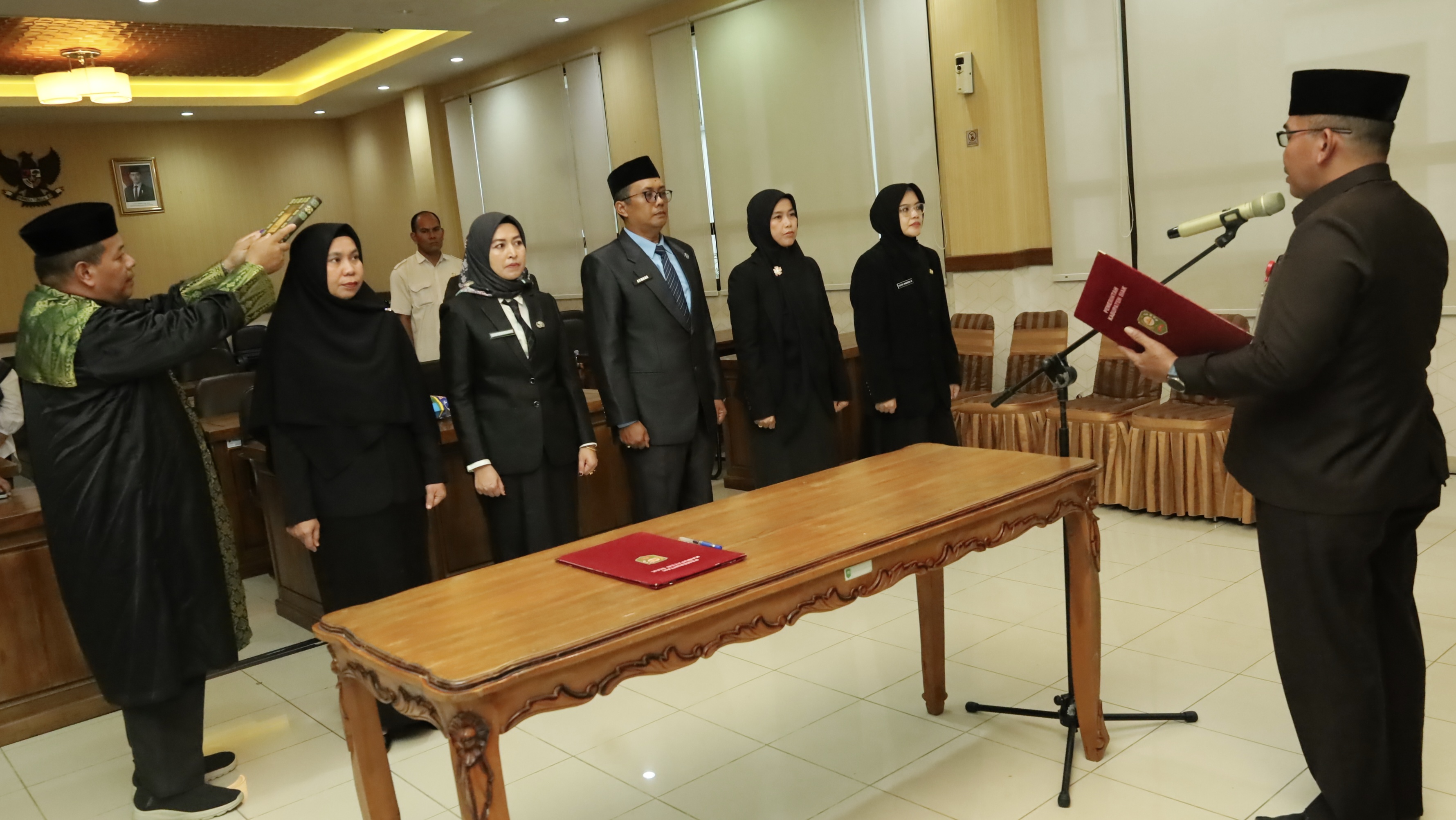Sekda Siak Lantik Lima Pejabat Fungsional
