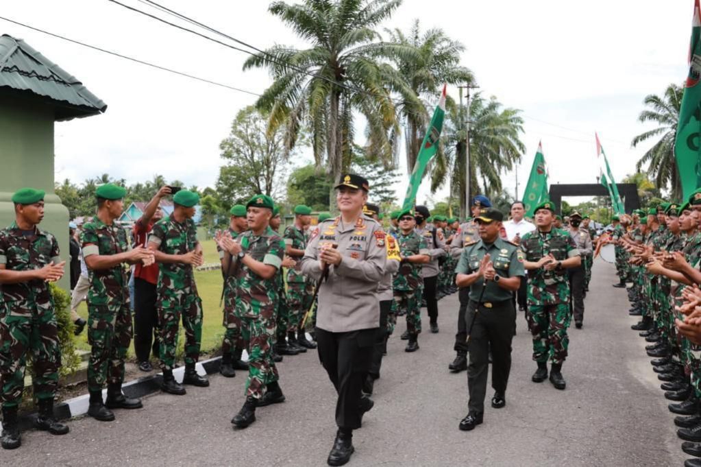 Tekankan Sinergitas, Kapolda Riau Sambangi 2 Markas TNI pada Kunjungan Kerjanya ke Wilayah Polres Kampar