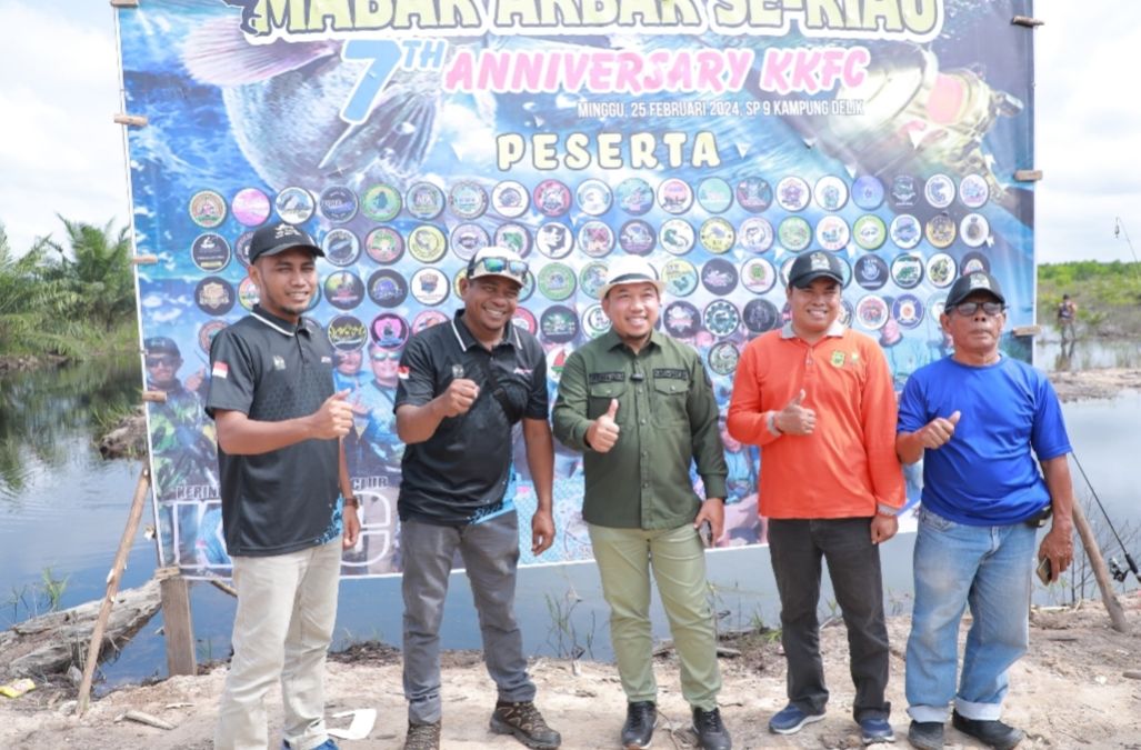Wabup Husni Membuka Mancing Akbar di Kerinci Kanan
